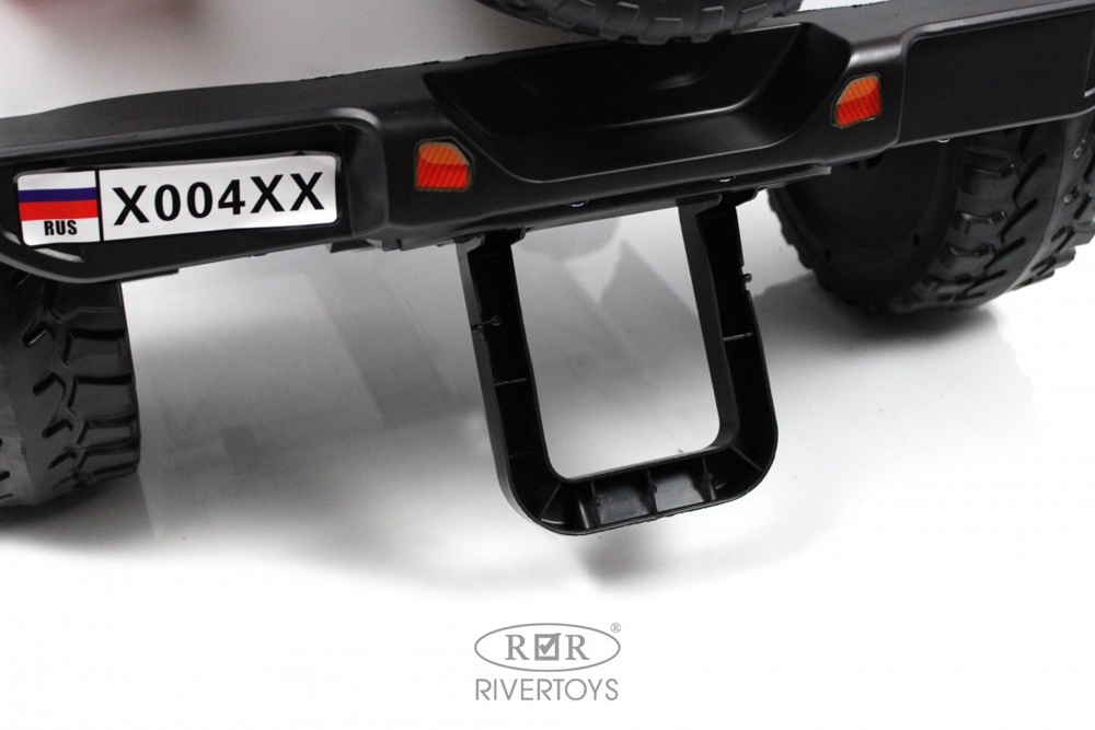 Детский электромобиль RiverToys X004XX (черный глянец) Полноприводный - фото6