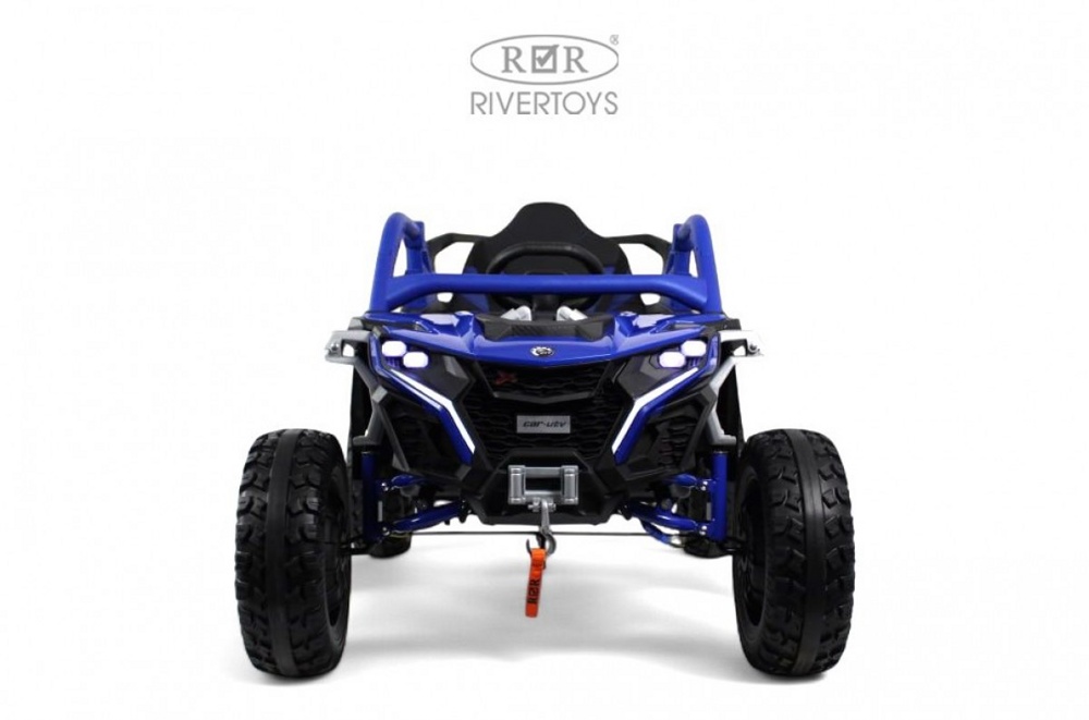 Детский электромобиль RiverToys Z707ZZ (синий) - фото2