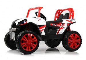 Детский электромобиль RiverToys F888FF 4WD (красный) - фото