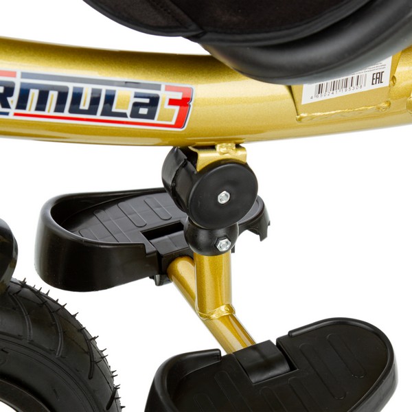 Трехколесный велосипед TRIKE Formula FA3GB-1 (черно-золотой) с фарой фото-6