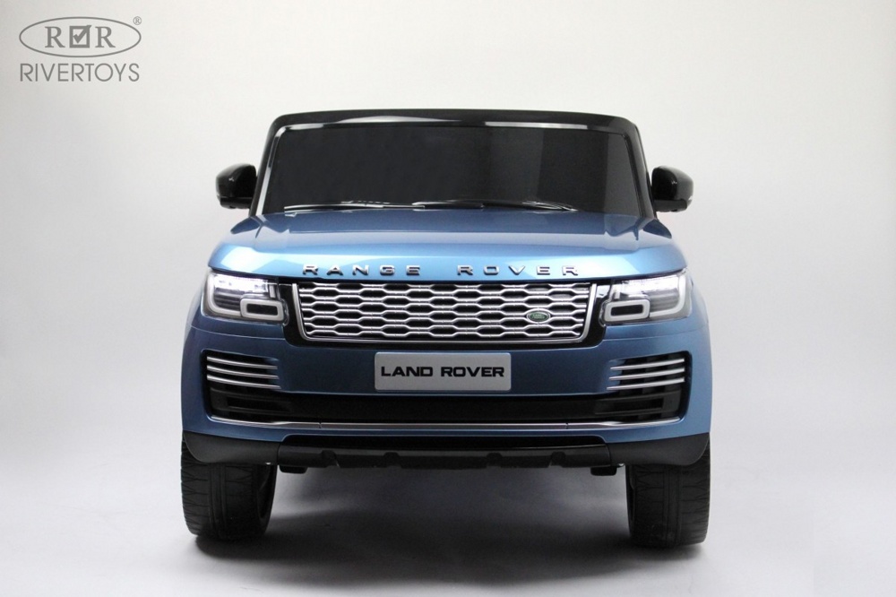 Детский электромобиль RiverToys Range Rover HSE 4WD Y222YY (синий глянец) Лицензия Двухместный Полнопрводный - фото2