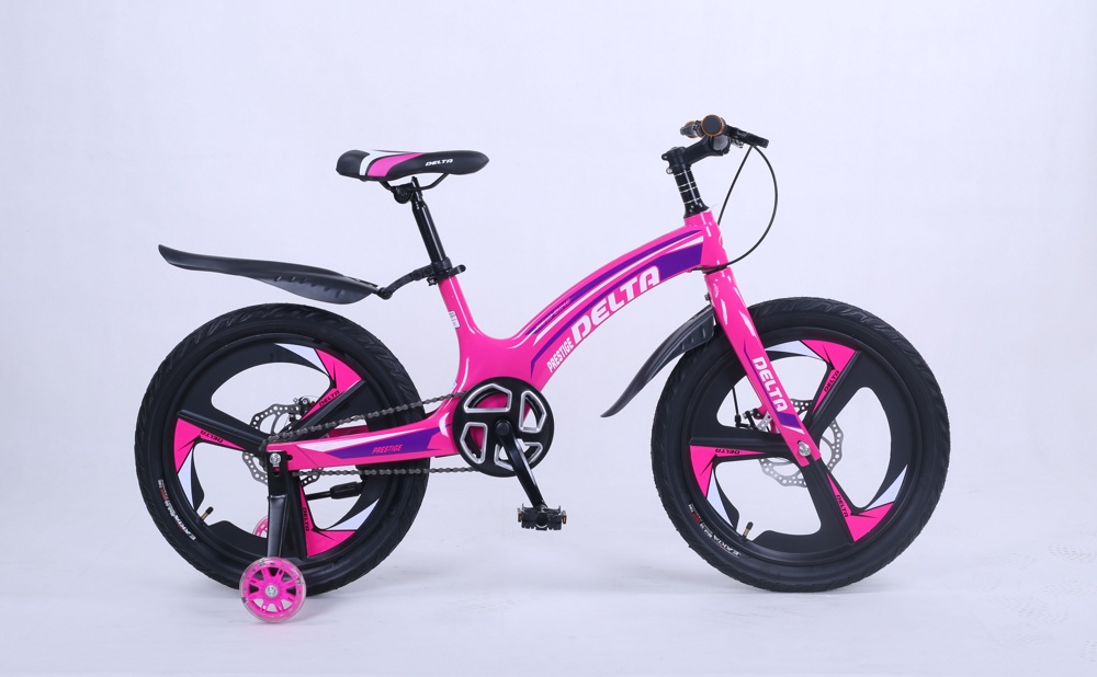 Детский велосипед Delta Prestige Maxx D 20 2022 (розовый, литые диски) магниевая рама, вилка и колеса - фото2