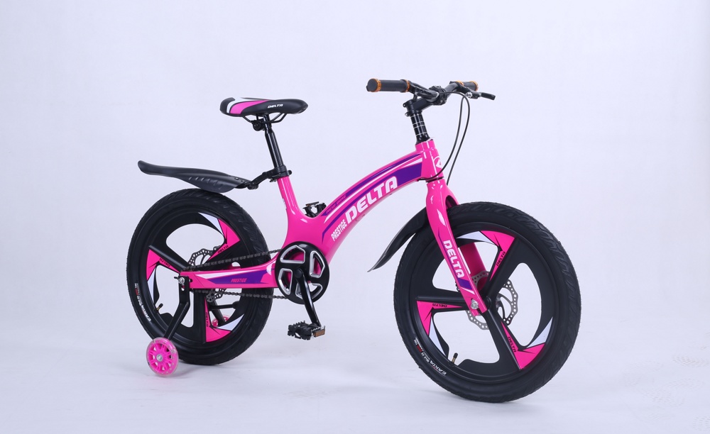 Детский велосипед Delta Prestige Maxx D 20 2022 (розовый, литые диски) магниевая рама, вилка и колеса