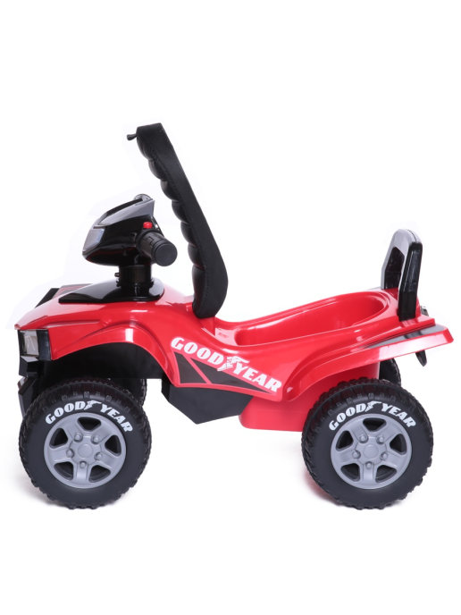 Детская машинка каталка Baby Care Super ATV 551G (красный) кожаное сиденье, звуковые эффекты - фото2