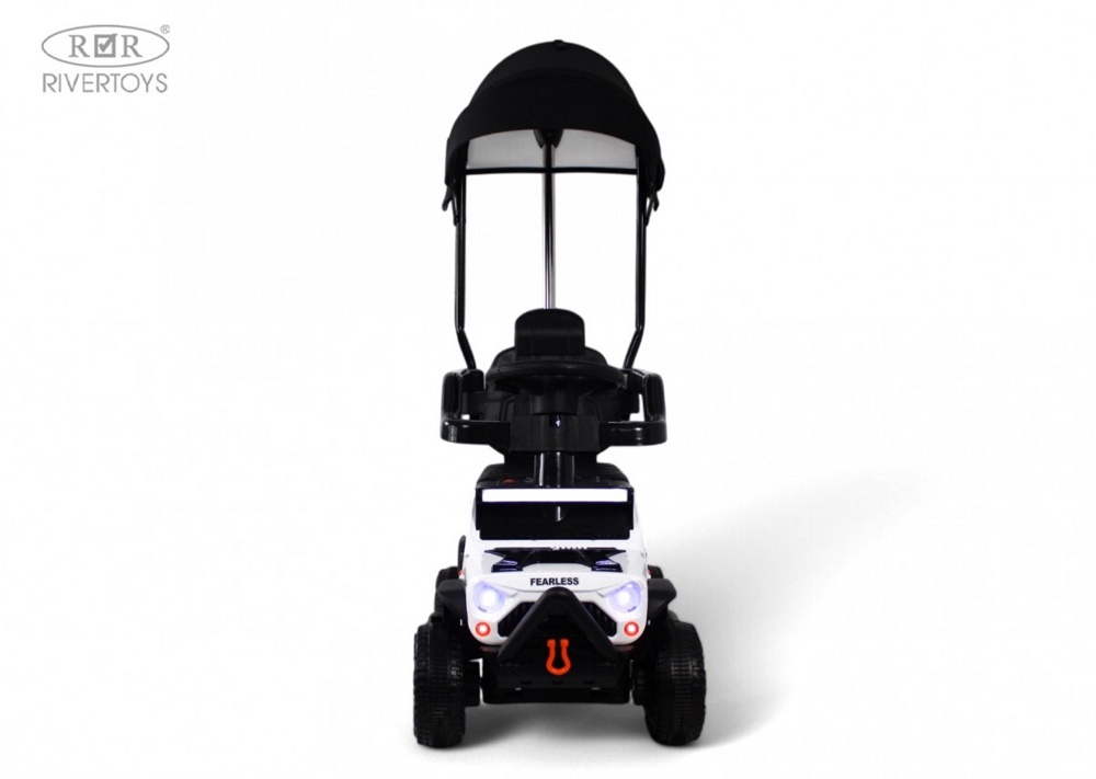Детский электромобиль RiverToys G009GG (белый) - фото5