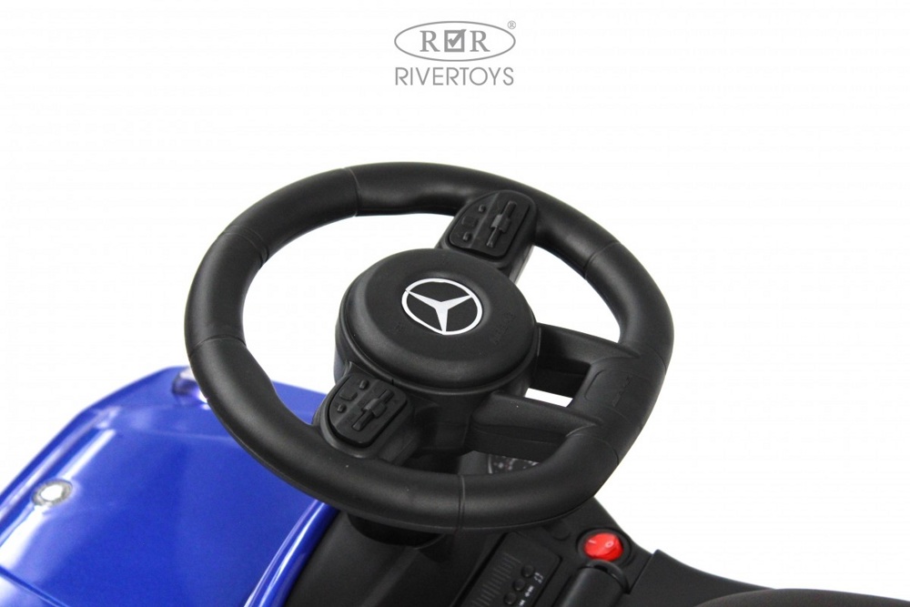 Детский толокар River Toys Mercedes-Benz G63 Z001ZZ-D (синий) - фото5