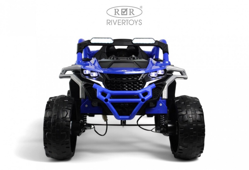 Детский электромобиль RiverToys K707AM (синий) - фото2
