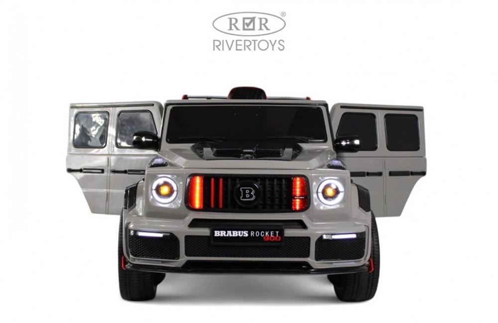 Детский электромобиль RiverToys Z777ZZ (серый) Полный привод - фото2