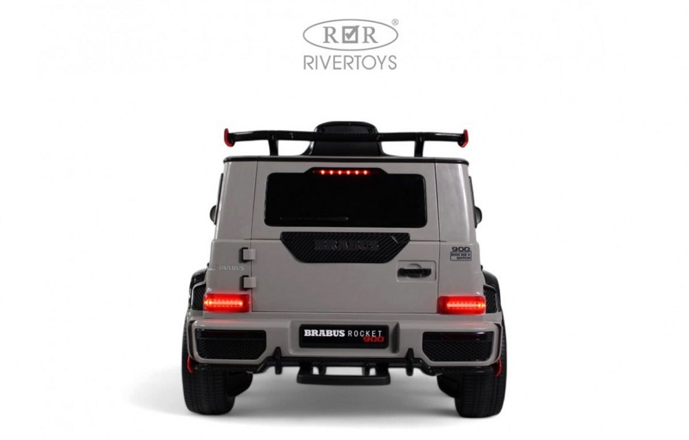 Детский электромобиль RiverToys Z777ZZ (серый) Полный привод - фото3