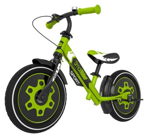 Детский беговел Small Rider Roadster Sport 4 Air (зеленый) с 2 тормозами - фото