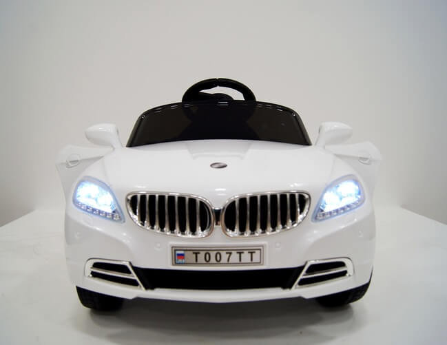 Детский электромобиль RiverToys BMW T004TT (белый) - фото6