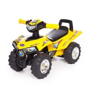 Детская машинка- Каталка Baby Care Super ATV (yellow) желтый - фото