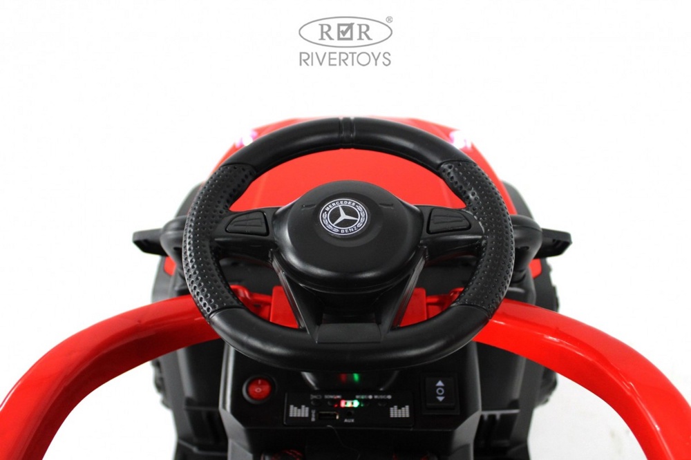 Детский электромобиль RiverToys G005GG-A (красный) - фото3