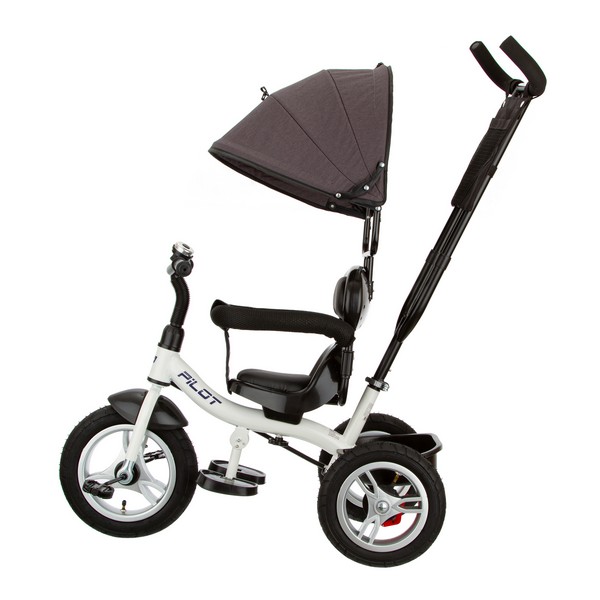 Детский велосипед трехколесный Trike Pilot PTA1GR-1 12/10" (серый) фото-2