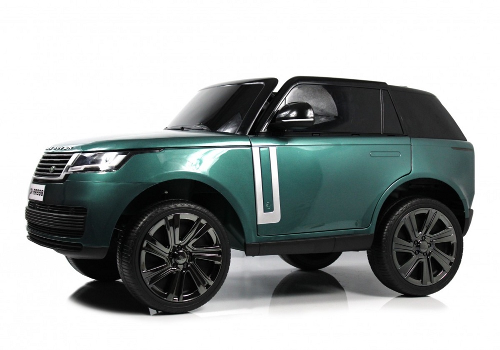 Детский электромобиль RiverToys Y999YY (зеленый глянец) Range Rover Полноприводный Двухместный