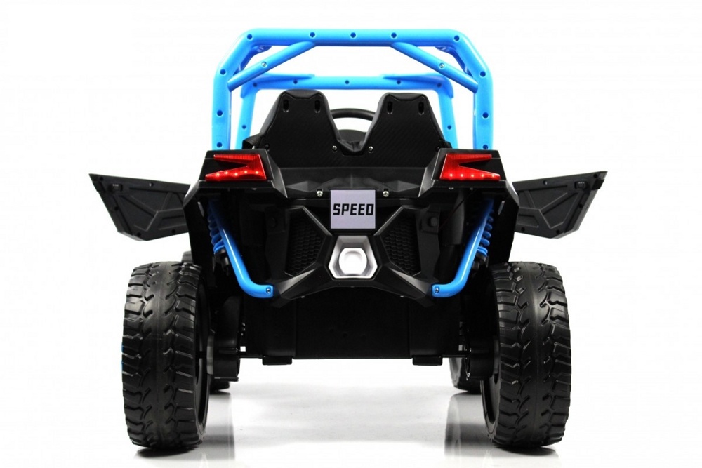 Детский электромобиль RiverToys F888FF-A (синий) Функция качалки - фото4