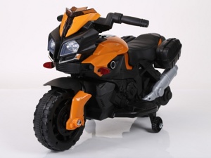 Детский электромобиль, мотоцикл Igro TD JC919 (оранжевый) OE - фото