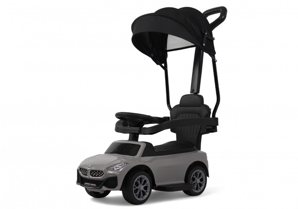 Детский толокар RiverToys Z005ZZ-B (серый) - фото2