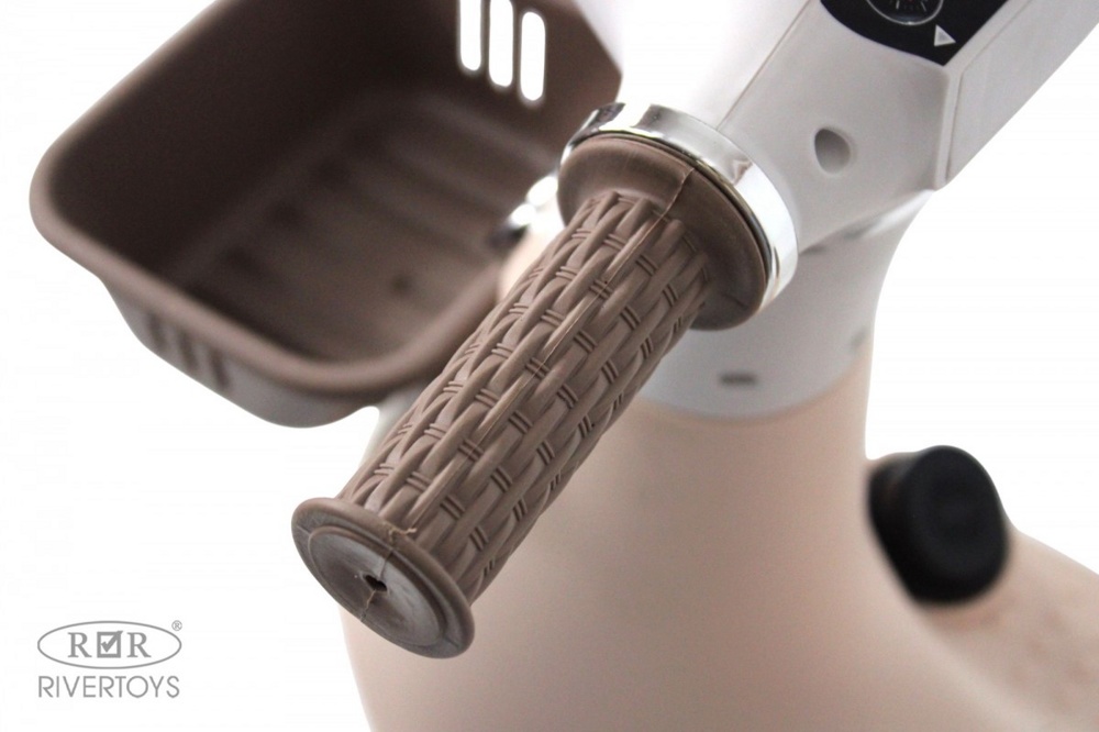 Детский электроскутер RiverToys K011PX (розовый) фото-6