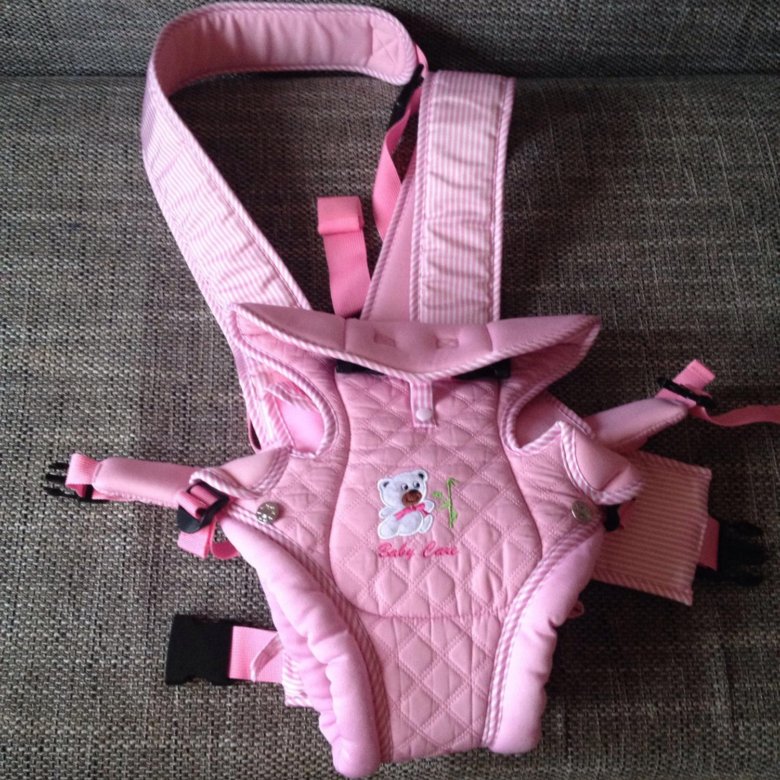 Сумка-кенгуру Baby Care HS-3195-C цвет pink (розовый) - фото2