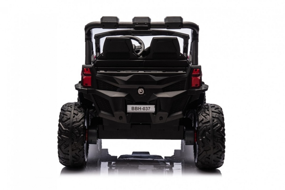 Детский электромобиль RiverToys K555KK 4WD 24V (розовый) Buggy Полноприводный Двухместный - фото5