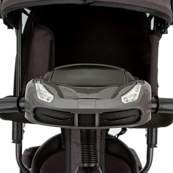 Трехколесный велосипед TRIKE Formula FA3GY (серый) с фарой фото-5