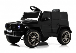 Детский электромобиль RiverToys Mercedes-AMG G63 G222GG (черный) - фото