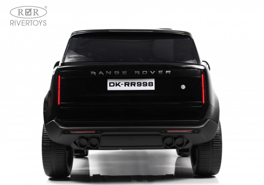 Детский электромобиль RiverToys Y999YY (черный глянец) Range Rover Полноприводный Двухместный - фото4