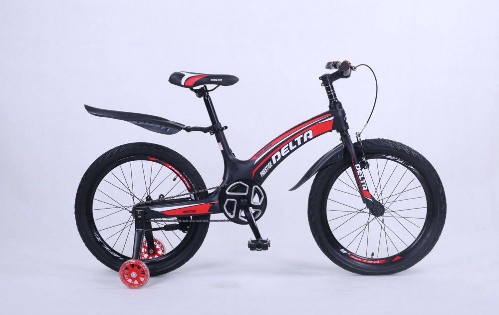 Детский велосипед Delta Prestige Maxx 20 2022 (черный/красный) спицы, магниевая рама - фото2