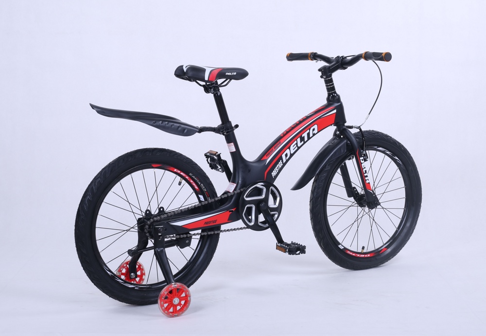 Детский велосипед Delta Prestige Maxx 20 2022 (черный/красный) спицы, магниевая рама - фото3