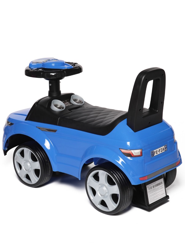 Детская машинка- Каталка Baby Care Sport car 613W резиновые колеса цвет синий - фото3