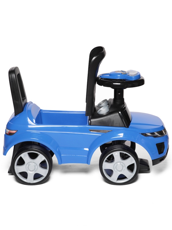 Детская машинка- Каталка Baby Care Sport car 613W резиновые колеса цвет синий - фото5