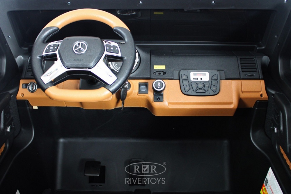 Детский электромобиль RiverToys Mercedes-Maybach G650 Landaulet M999MM (белый) Двухместный до 100кг - фото2