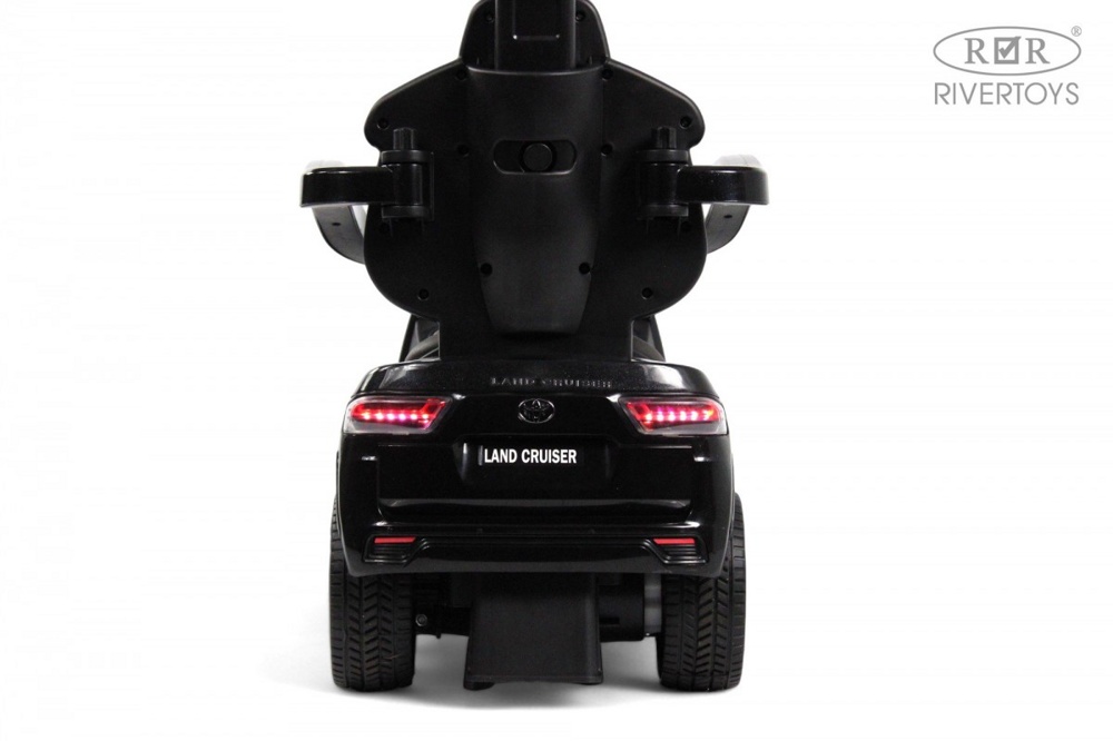 Детский толокар RiverToys Toyota Land Cruiser 300 Z002ZZ-C (черный) фото-5 Детский толокар RiverToys Toyota Land Cruiser 300 Z002ZZ-C (черный) фото-5