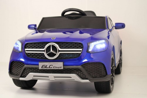 Детский электромобиль RiverToys Mercedes-Benz GLC K777KK (черный) автокраска лицензия - фото2