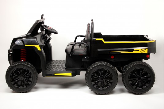 Детский электромобиль RiverToys T100TT (черный) - фото2