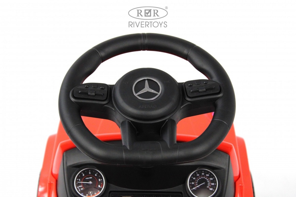 Детский толокар River Toys Mercedes-Benz G63 Z001ZZ-D (красный) - фото5