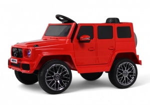 Детский электромобиль RiverToys Mercedes-AMG G63 G222GG (красный) - фото