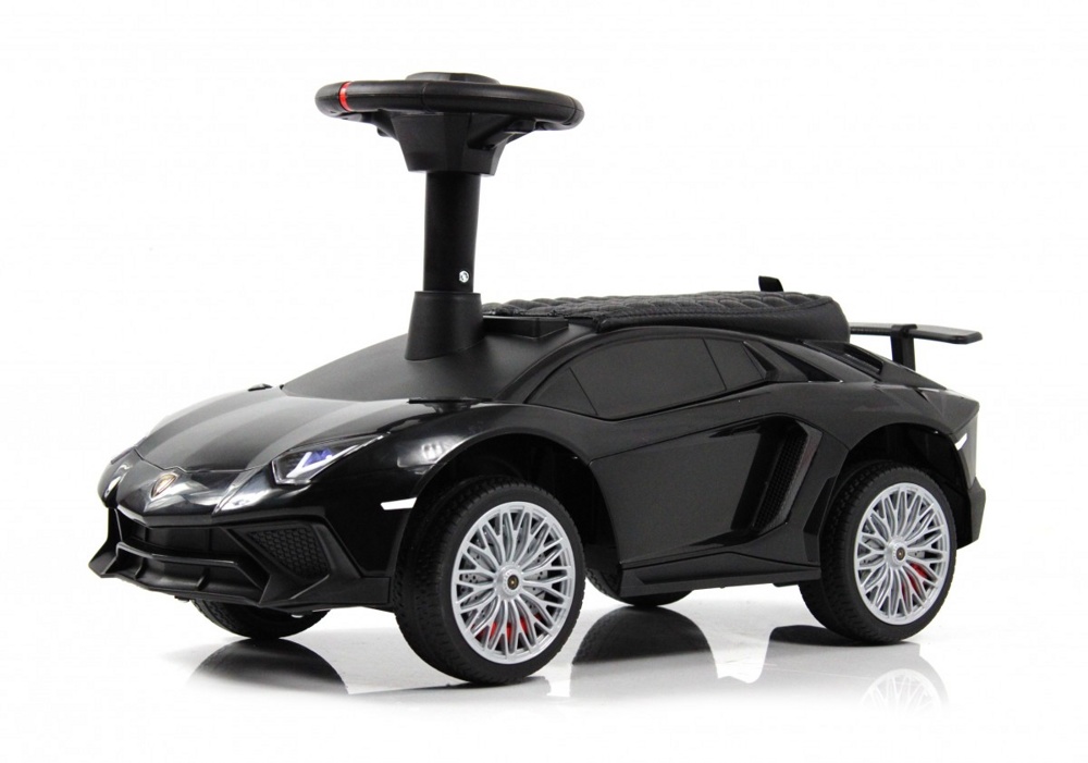 Детский толокар RiverToys M555MM-D (чёрный) Lamborghini Aventador SV