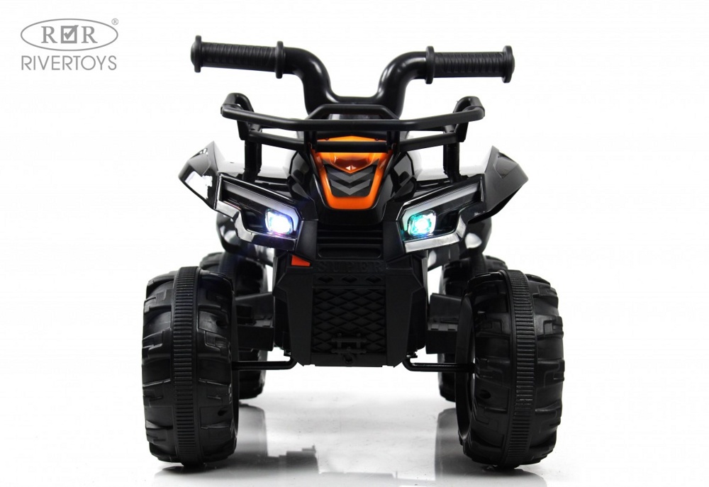 Детский электроквадроцикл RiverToys L111LL (черный) - фото2