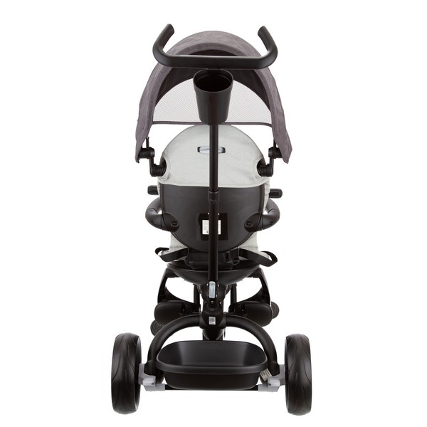 Трехколесный велосипед QPlay Prime2GY (графит) Поворотное сиденье, наклонный руль фото-4 Трехколесный велосипед QPlay Prime2GY (графит) Поворотное сиденье, наклонный руль фото-4