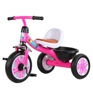 Детский трехколесный велосипед Чижик CH-B3-08MX (розовый) - фото