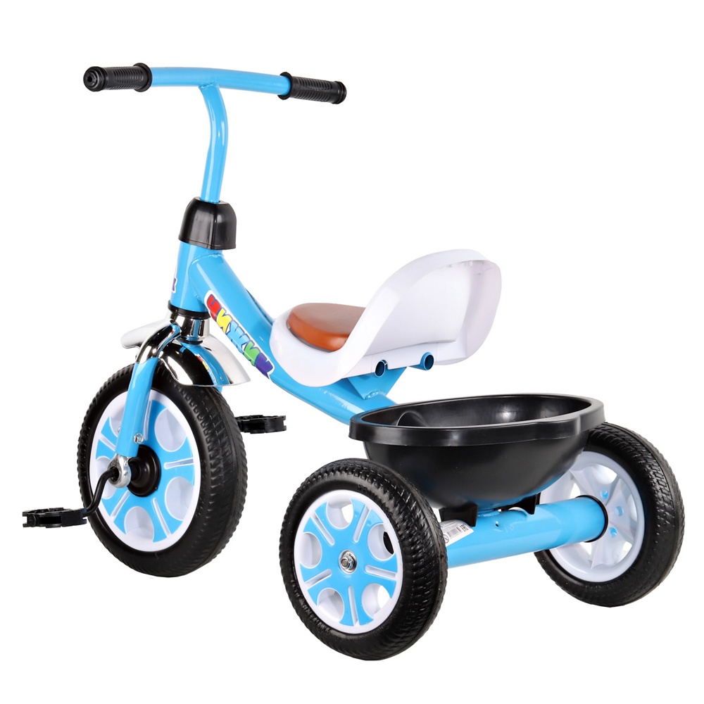 Детский трехколесный велосипед Чижик CH-B3-08BL (голубой) на пластиковых колесах - фото2