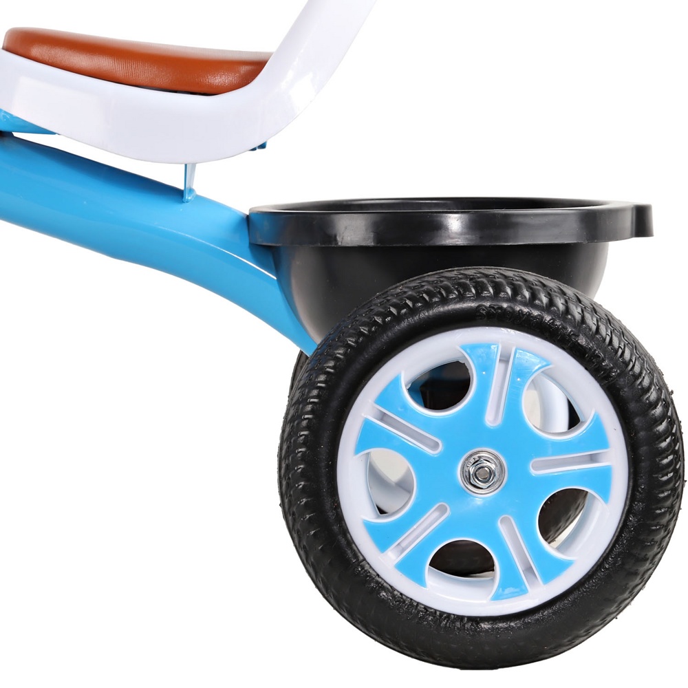Детский трехколесный велосипед Чижик CH-B3-08BL (голубой) на пластиковых колесах - фото5