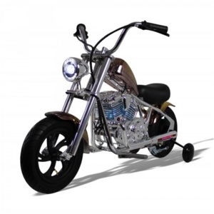 Детский электромотоцикл RiverToys M777ML-B (фиолетовый хром) - фото
