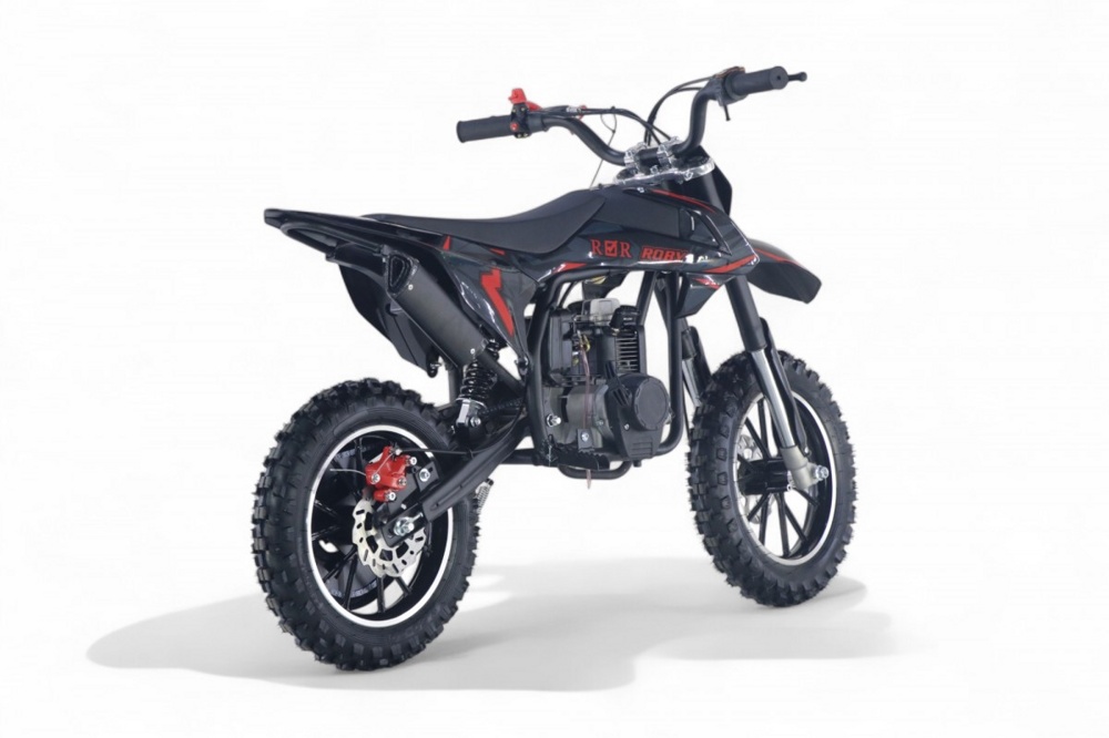 Детский бензиновый мотоцикл RiverToys ROBY (красный) - фото2