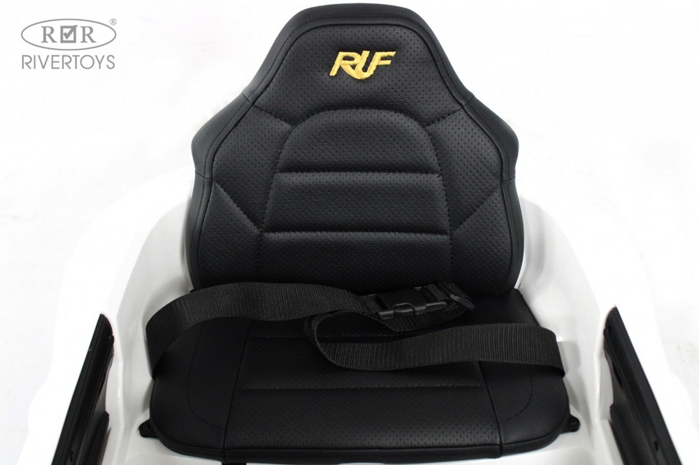 Детский электромобиль RiverToys Porsche 911 RUF A444AA (белый) - фото5