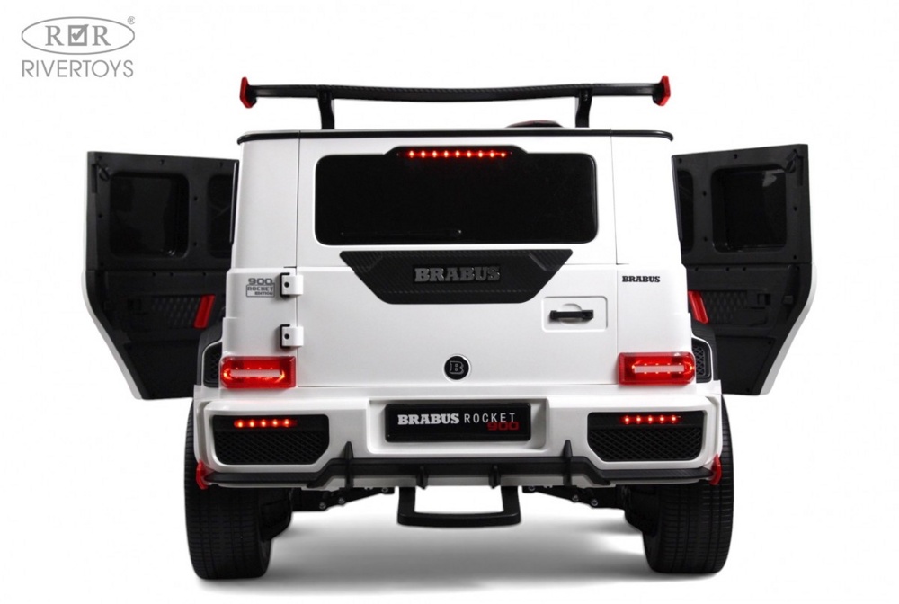 Детский электромобиль RiverToys Z888ZZ (белый) Brabus Полноприводный Двухместный фото-6 Детский электромобиль RiverToys Z888ZZ (белый) Brabus Полноприводный Двухместный фото-6