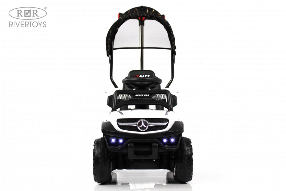 Детский электромобиль RiverToys G005GG (белый) Mercedes - фото2