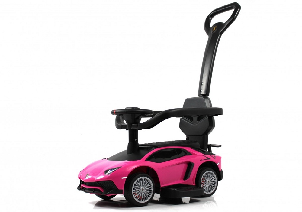 Детский толокар RiverToys M555MM-H (розовый) Lamborghini Aventador SV